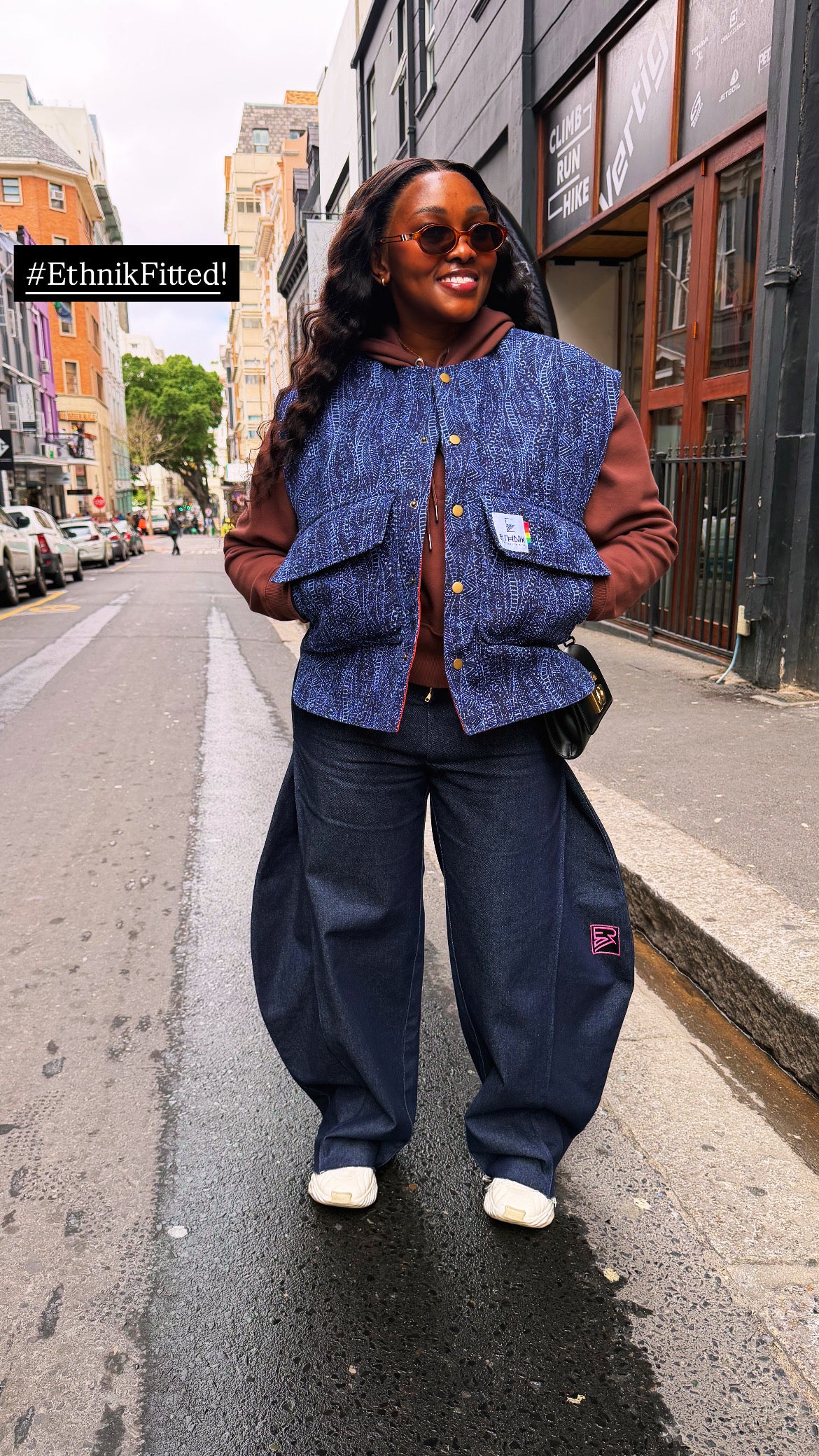 Denim Barrel Pants