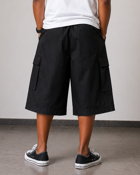 Pleated Bermuda