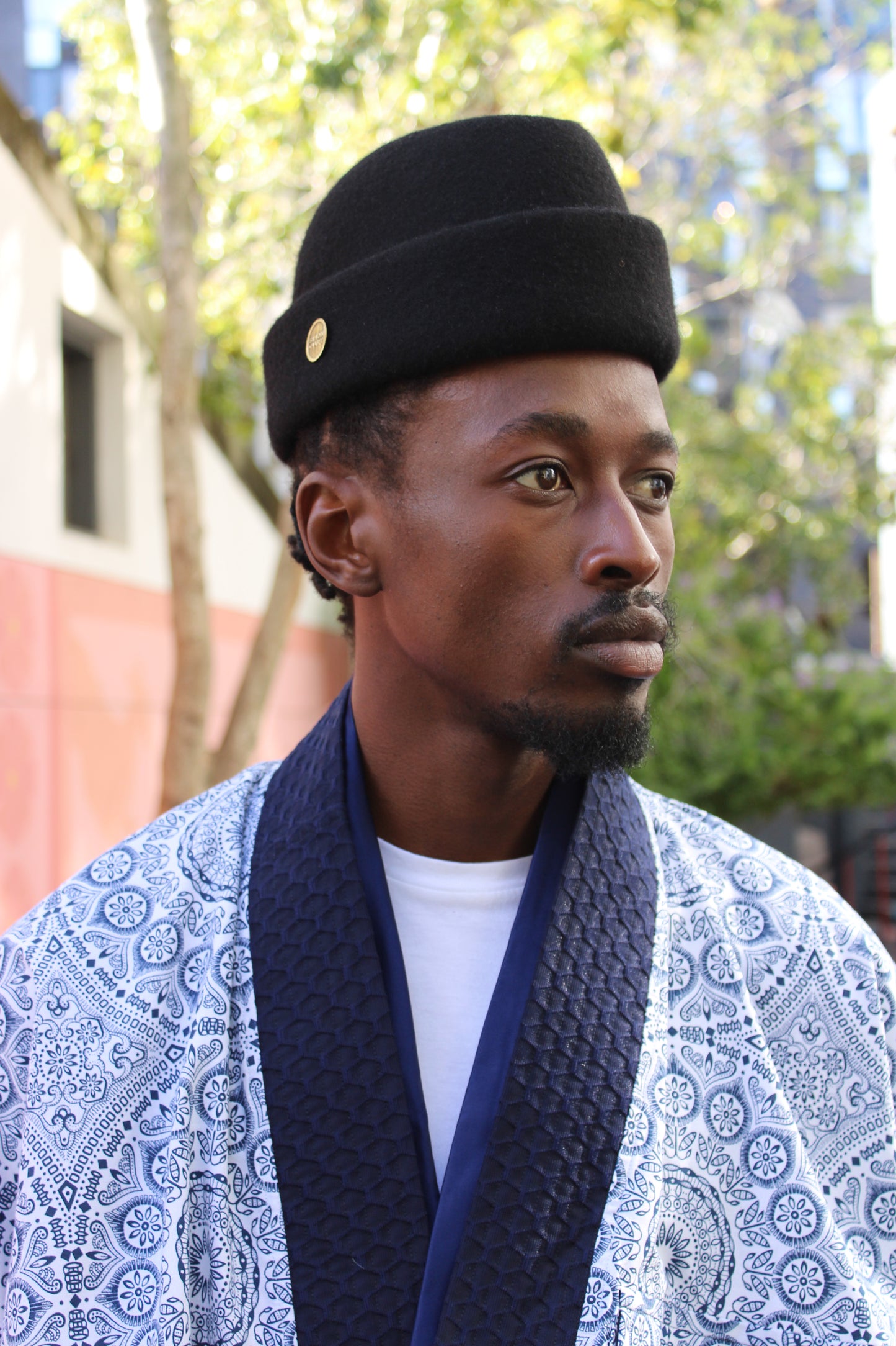 Double Collar Shweshwe Kimono