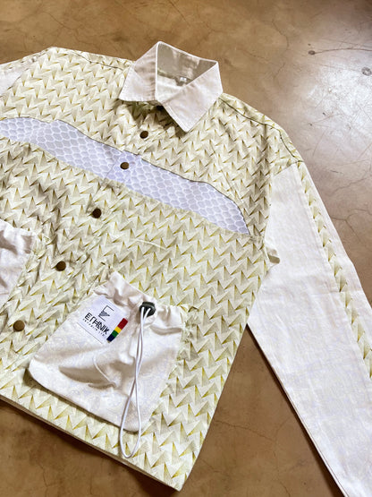 Shweshwe - Mesh Coach Jacket