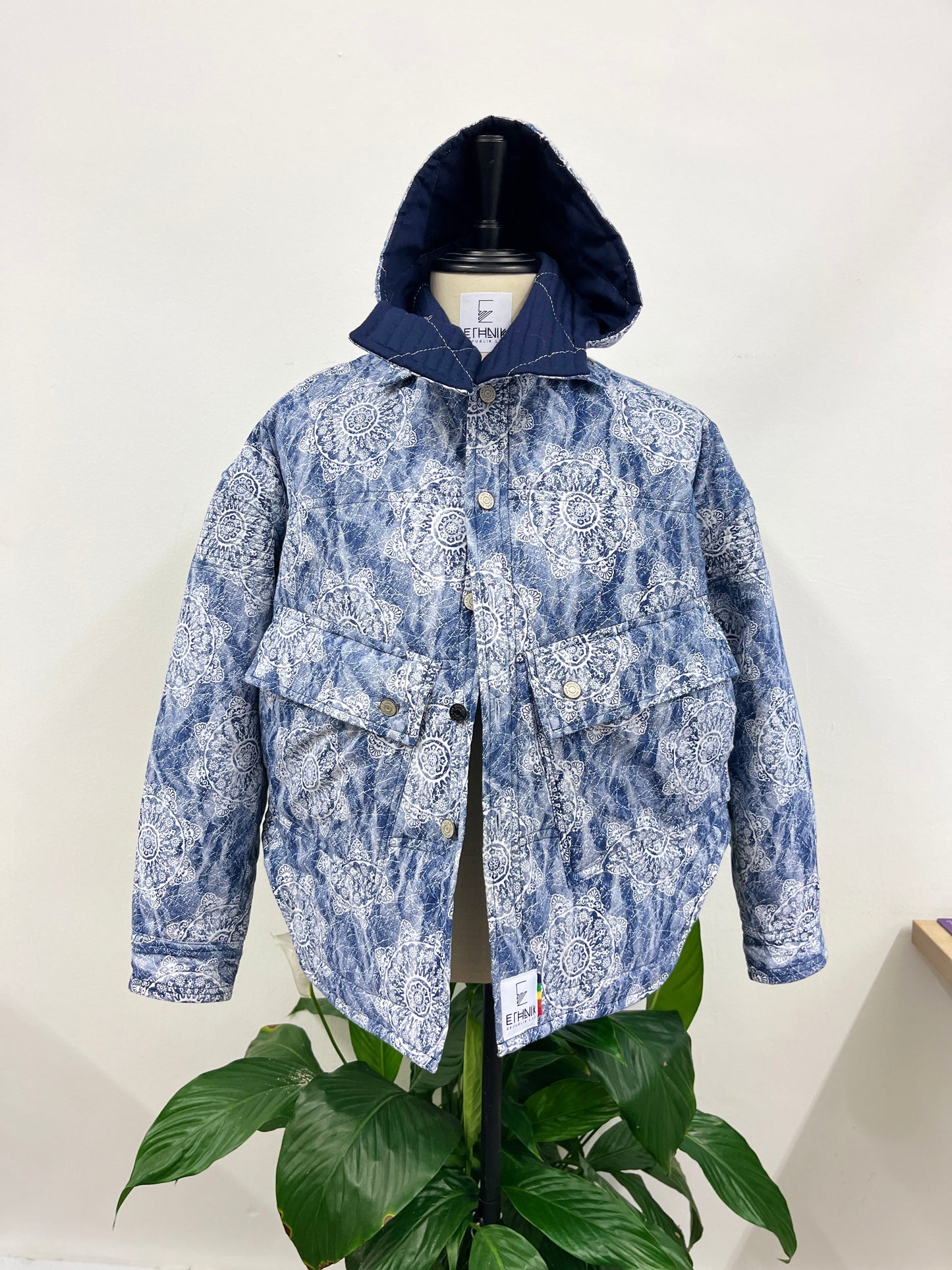 Afri-Ski Shweshwe Puffer Jacket
