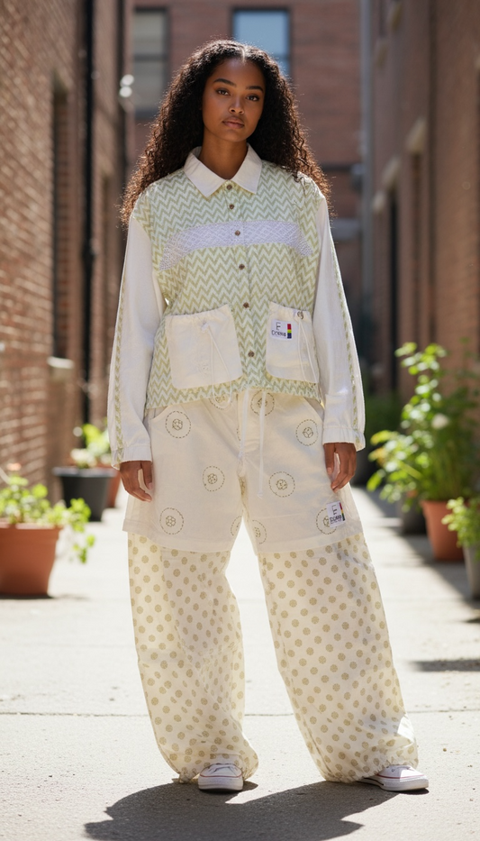 Shweshwe - Mesh Coach Jacket
