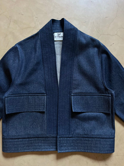 Denim Crop Kimono