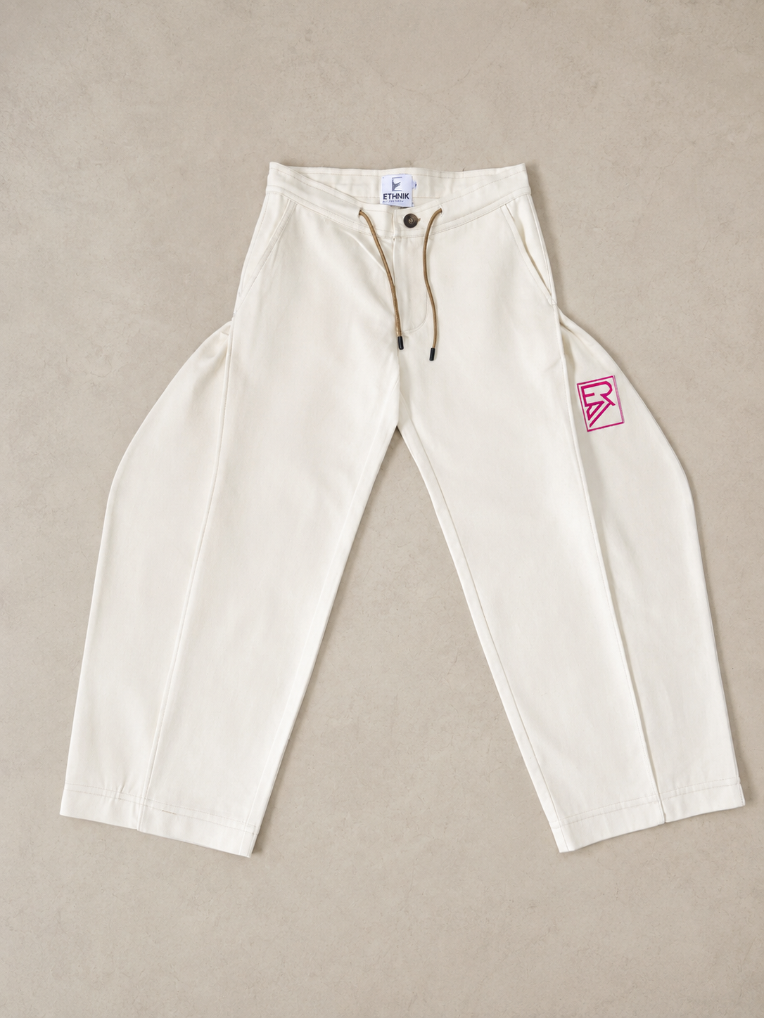 Ivory Barrel Pants