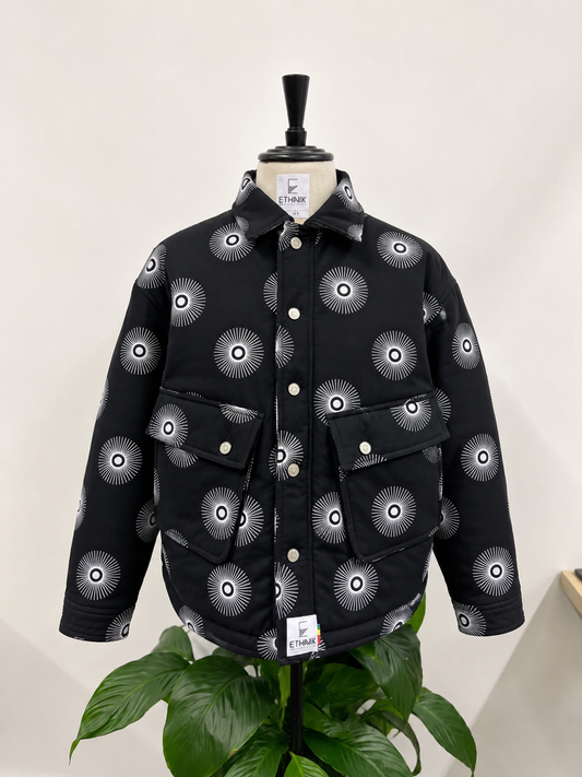Kganya Shweshwe Puffer Jacket
