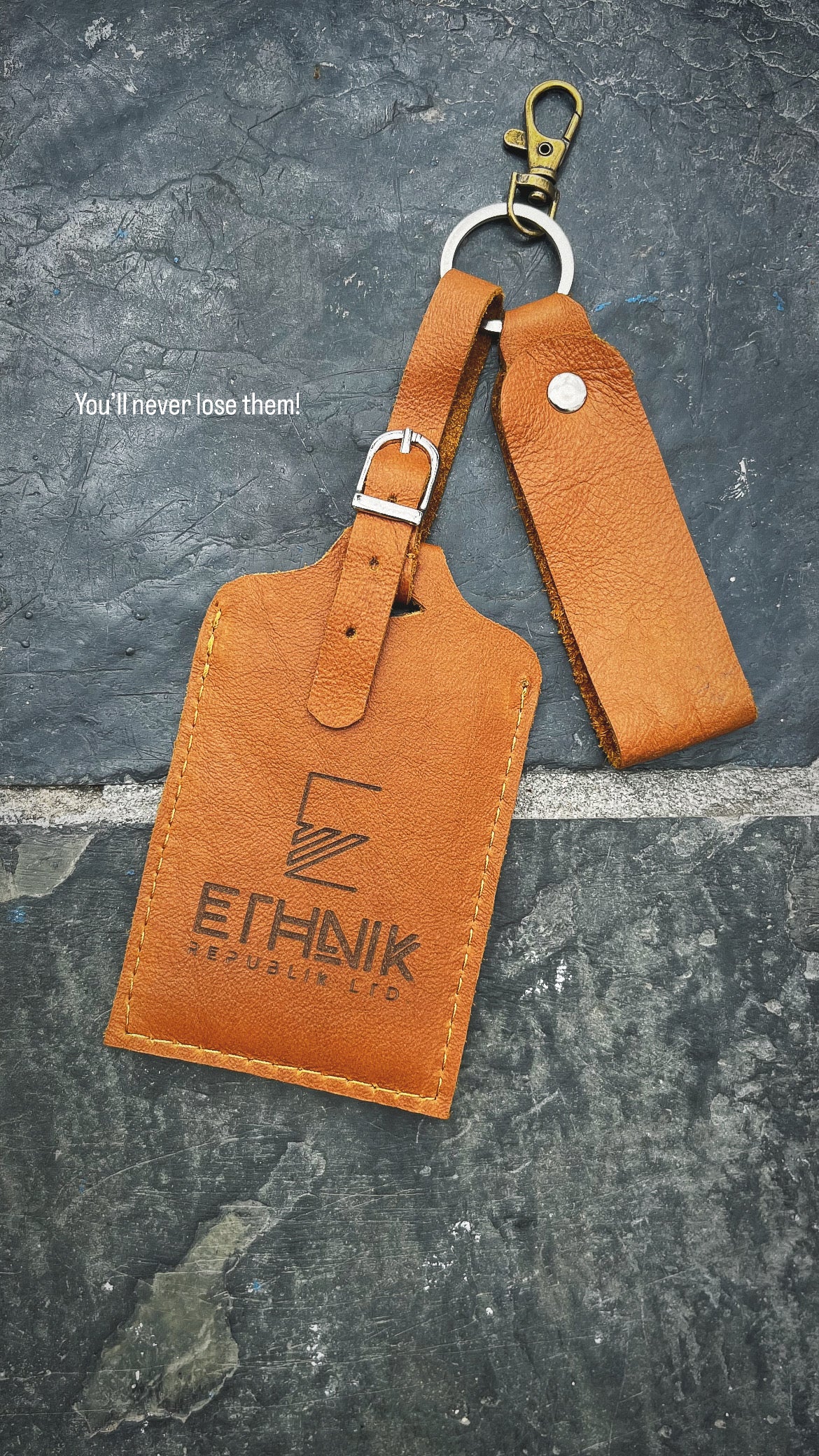 Ethnik Leather Cardholder