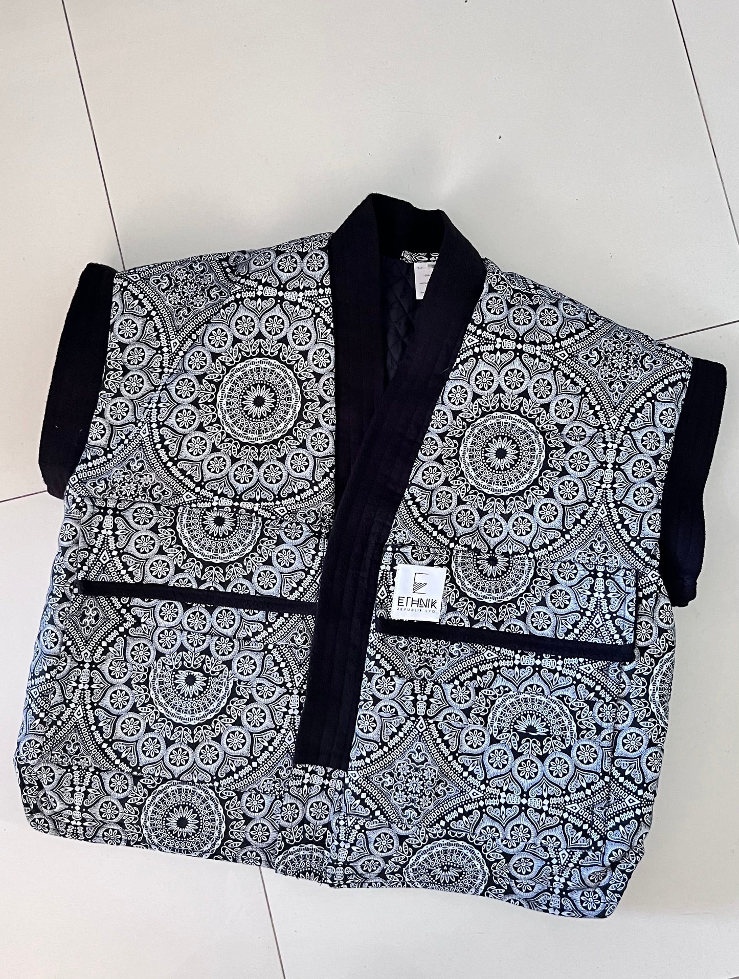 Mandala Puffer Vest