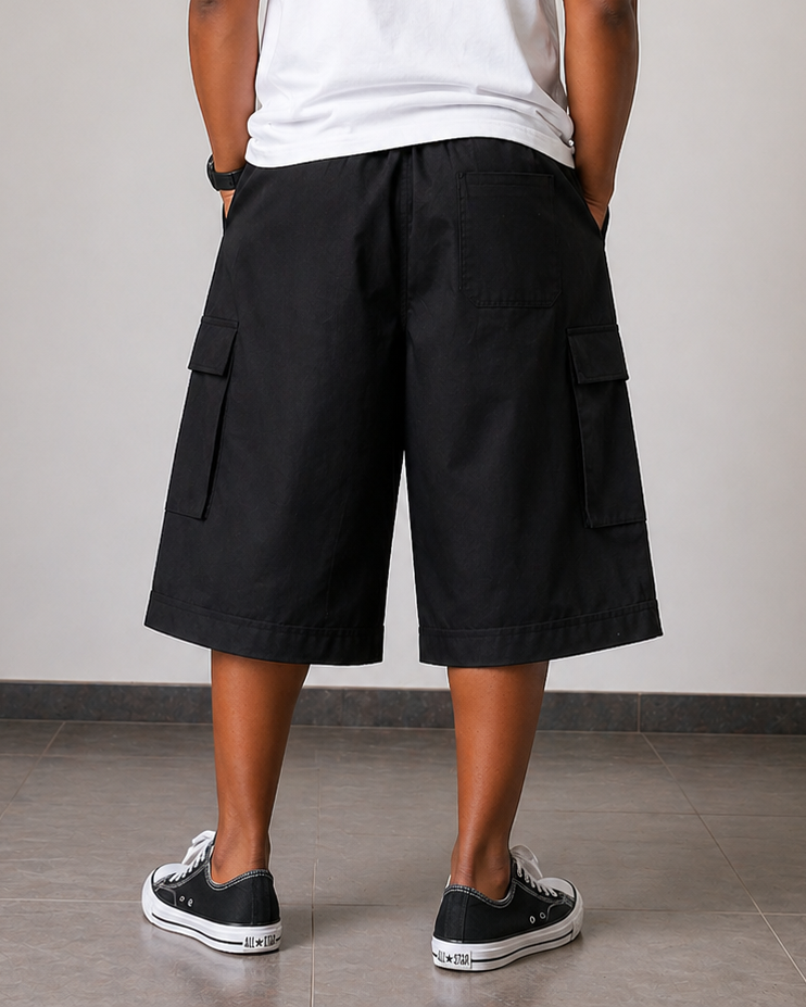 Pleated Bermuda