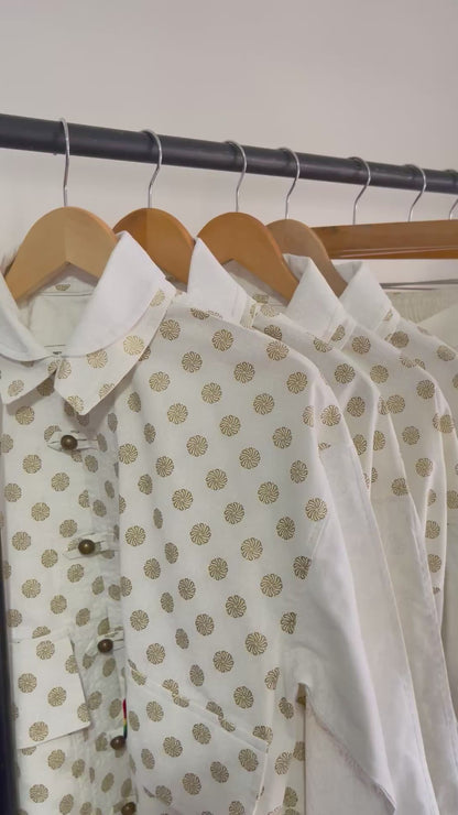 Shweshwe - Double Collar Coach Jacket